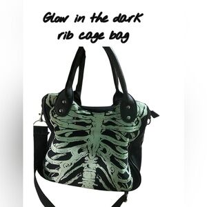 Glow in the Dark Rib Cage Bag